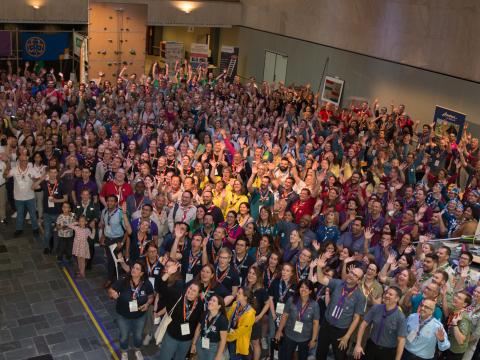Group picture of the 24th European Scout Conference.